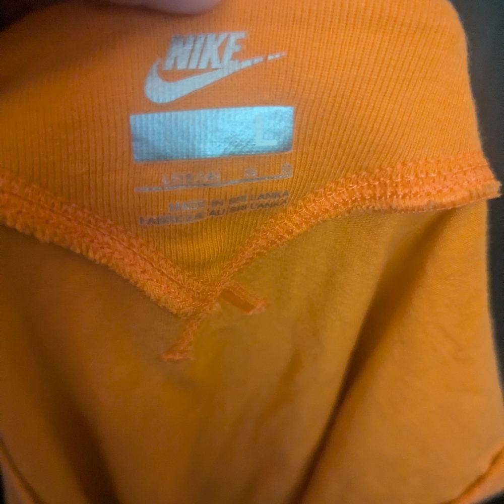 Nike Orange Sleeveless Tank Top - Picture 4 of 5
